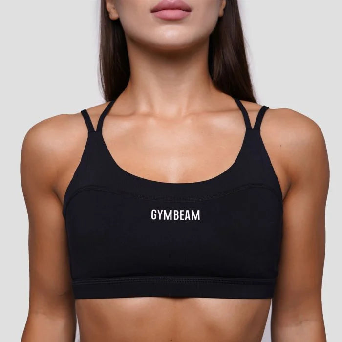 Biustonosz sportowy FIT Black - GymBeam