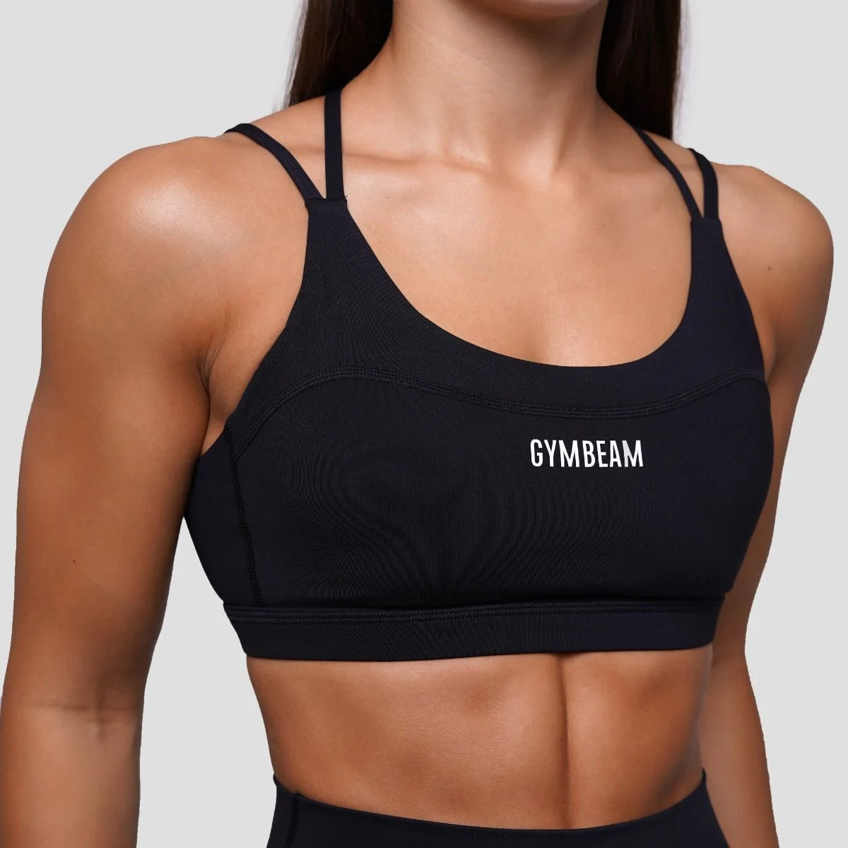 Biustonosz sportowy FIT Black - GymBeam